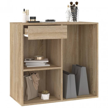 Dulap de cosmetice, stejar sonoma, 80x40x75 cm, lemn prelucrat - Img 5