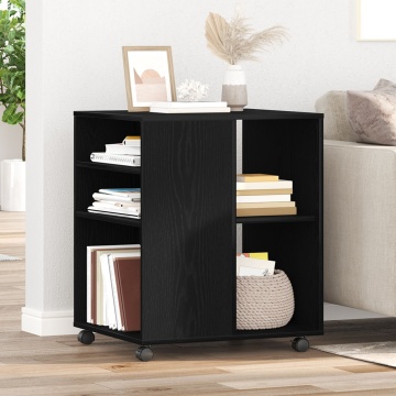 Dulap de depozitare, stejar negru, 60x53x72,5 cm lemn prelucrat - Img 1