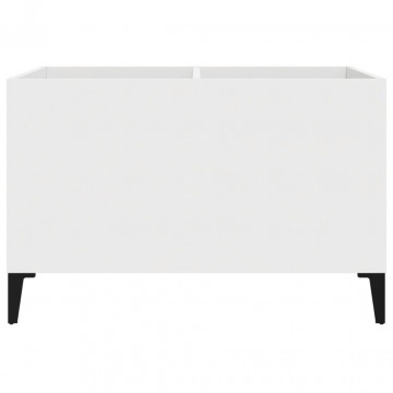 Dulap de discuri, alb, 74,5x38x48 cm, lemn prelucrat - Img 8