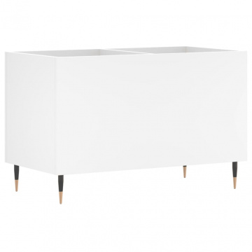 Dulap de discuri, alb, 74,5x38x48 cm, lemn prelucrat - Img 8