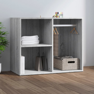 Dulap de dressing, gri sonoma, 80x40x65 cm, lemn compozit - Img 1