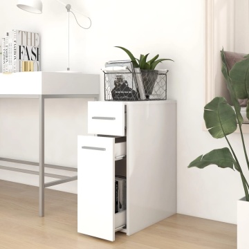 Dulap de farmacie, alb, 20x45,5x60 cm, PAL - Img 3
