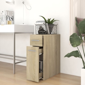 Dulap de farmacie, stejar sonoma, 20x45,5x60 cm lemn prelucrat - Img 3