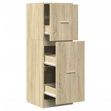 Dulap de farmacie, stejar sonoma, 40x41x118 cm lemn prelucrat - Img 2