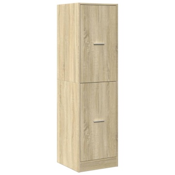 Dulap de farmacie, stejar sonoma, 40x41x144,5 cm lemn prelucrat - Img 3
