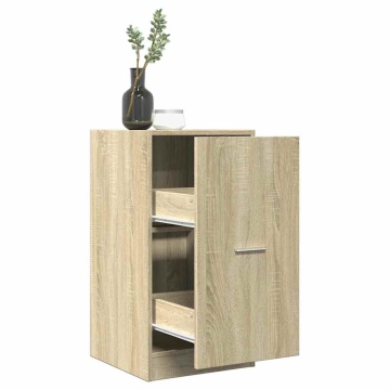 Dulap de farmacie, stejar sonoma, 40x41x77,5 cm lemn prelucrat - Img 1