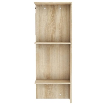 Dulap de hol, stejar sonoma, 97,5x37x99 cm, lemn prelucrat - Img 7