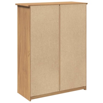 Dulap de pantofi „Panama”, 80x35x105 cm, lemn masiv de pin - Img 6