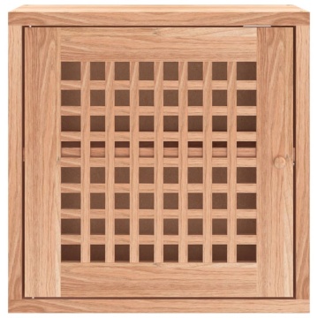 Dulap de perete, 42x18x42 cm, lemn masiv de nuc - Img 4