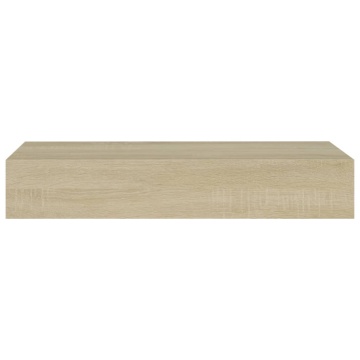 Dulap de perete cu sertar, stejar, 60x23,5x10 cm, MDF - Img 4