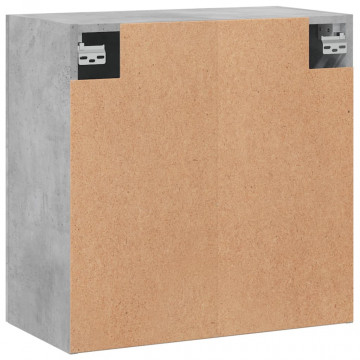 Dulap de perete, gri beton, 60x31x60 cm, lemn compozit - Img 7