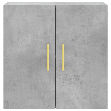 Dulap de perete, gri beton, 60x31x60 cm, lemn compozit - Img 8