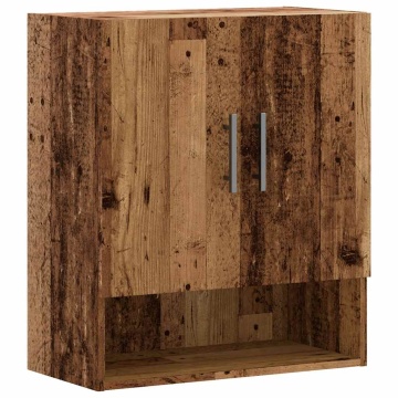 Dulap de perete, lemn vechi, 60x31x70 cm, lemn compozit - Img 2