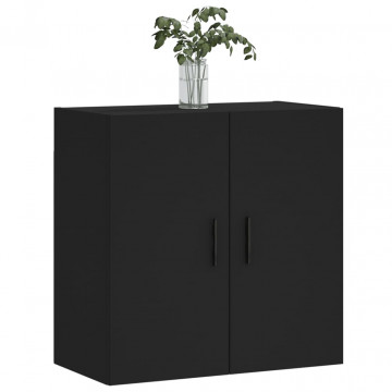 Dulap de perete, negru, 60x31x60 cm, lemn compozit - Img 3
