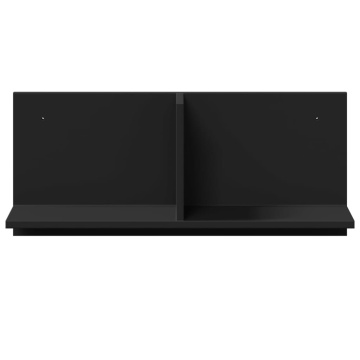 Dulap de perete, negru, 70x16,5x30 cm, lemn prelucrat - Img 4