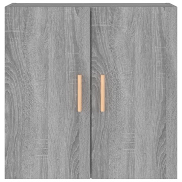 Dulap de perete, sonoma gri, 60x30x60 cm, lemn prelucrat - Img 8