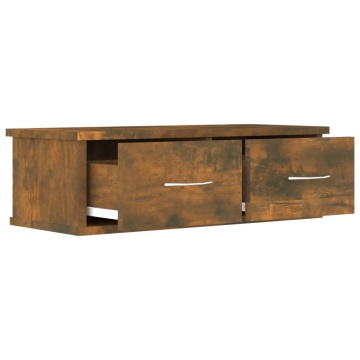 Dulap de perete, stejar fumuriu, 60x26x18,5 cm lemn prelucrat - Img 8