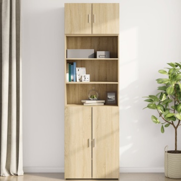 Dulap de perete, stejar sonoma, 70x42,5x40 cm, lemn compozit - Img 3