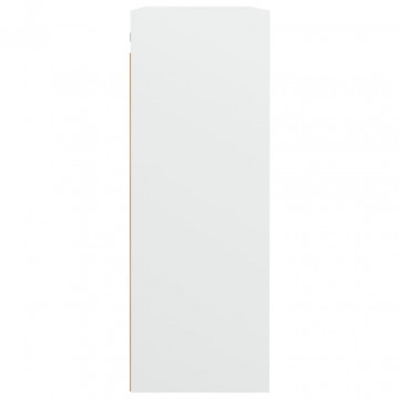 Dulap de perete suspendat, alb, 69,5x32,5x90 cm - Img 5