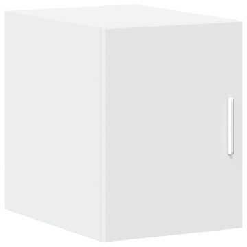 Dulap depozitare slim alb 30x42,5x225 cm lemn prelucrat - Img 8