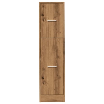 Dulap farmacie, stejar artizanal, 30x41x118 cm, lemn prelucrat - Img 8