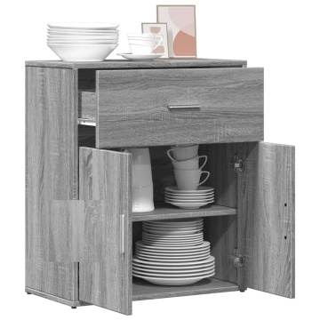 Dulap, gri sonoma, 60x31x70 cm, lemn prelucrat - Img 4