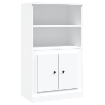 Dulap înalt, alb, 60x35,5x103,5 cm, lemn prelucrat - Img 2
