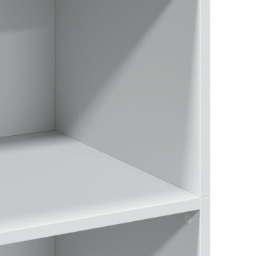 Dulap înalt, alb, 70x41x124 cm, lemn prelucrat - Img 6