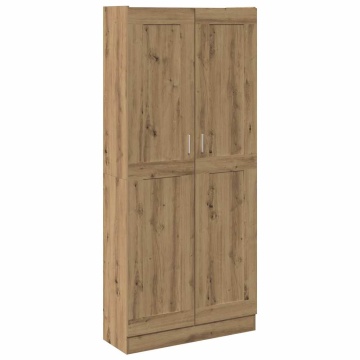 Dulap înalt, stejar artizanal, 82,5x30,5x185 cm, lemn prelucrat - Img 2