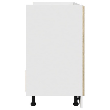 Dulap inferior, stejar sonoma, 80x46x81,5 cm, lemn prelucrat - Img 5