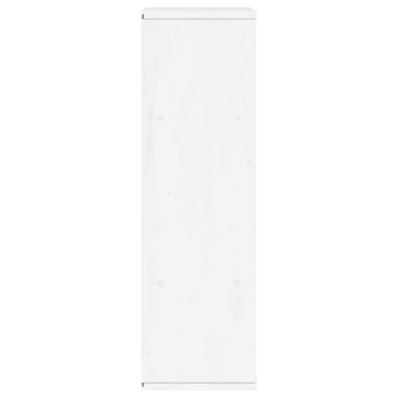 Dulap lateral cu sertar „ODDA” alb 40x24x79cm lemn masiv de pin - Img 6