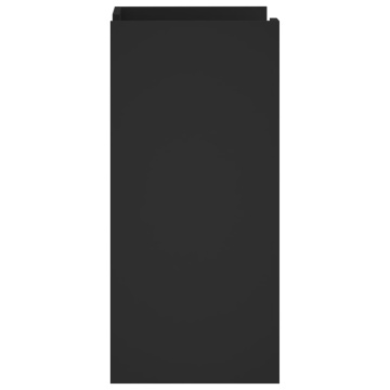 Dulap, negru, 45x35x75 cm, lemn prelucrat - Img 8