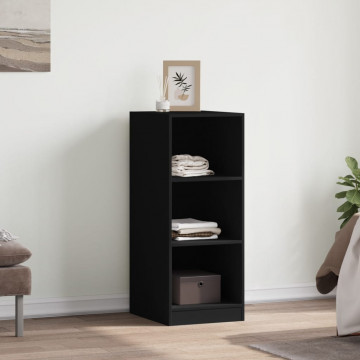 Dulap, negru, 48x41x102 cm, lemn prelucrat - Img 3