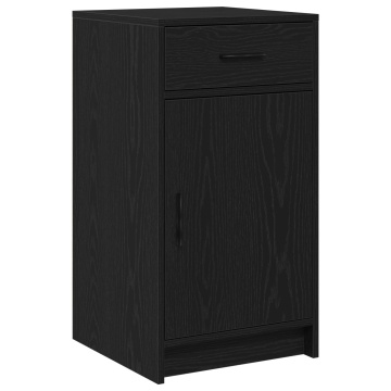 Dulap Negru Stejar 40x41x75 cm Lemn prelucrat - Img 2
