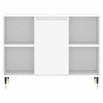 Dulap pentru baie, alb, 80x33x60 cm, lemn compozit - Img 5