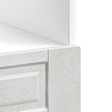 Dulap pentru cuptor „Porto” Lemn prelucrat gri beton - Img 7
