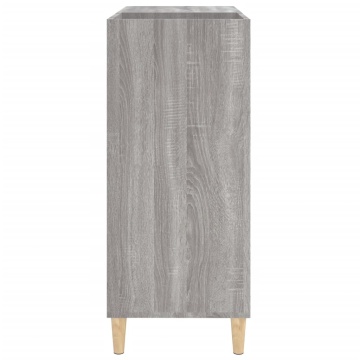 Dulap pentru discuri gri sonoma 84,5x38x89 cm lemn compozit - Img 5