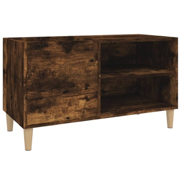 Dulap pentru discuri stejar afumat 84,5x38x48 cm lemn prelucrat - Img 2