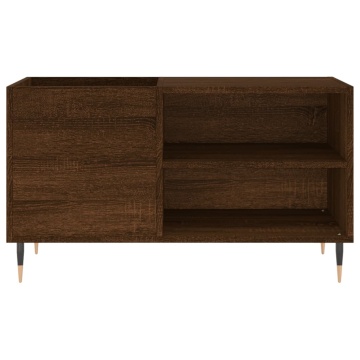 Dulap pentru discuri stejar maro, 85x38x48 cm, lemn prelucrat - Img 4