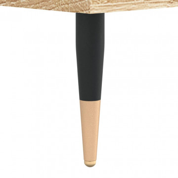Dulap pentru discuri stejar sonoma 85x38x48 cm lemn prelucrat - Img 6