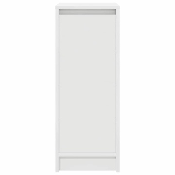 Dulap pentru încălțăminte alb 29,5x34x76 cm lemn prelucrat - Img 5
