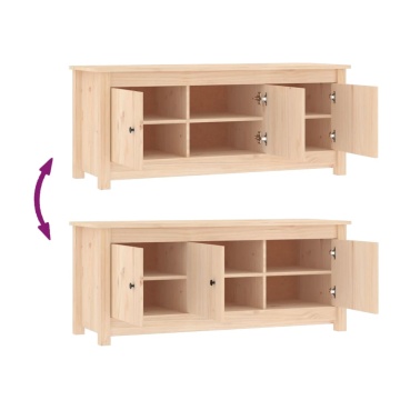 Dulap pentru pantofi, 110x38x45,5 cm, lemn masiv de pin - Img 5