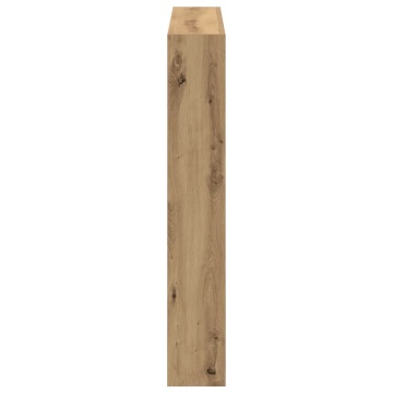 Dulap pentru tăblie cu LED Stejar Artisan 100x17x102 cm - Img 7