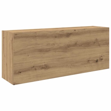 Dulap perete baie stejar artizanal, 100x25x40 cm lemn prelucrat - Img 2