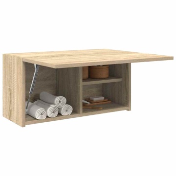 Dulap perete baie, stejar sonoma, 60x25x30 cm, lemn prelucrat - Img 4