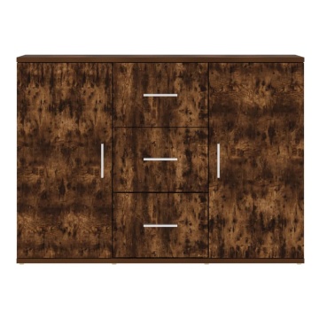 Dulap, stejar fumuriu, 91x29,5x65 cm, lemn compozit - Img 5