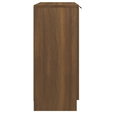 Dulap, stejar maro, 60x30x70 cm, lemn prelucrat - Img 4