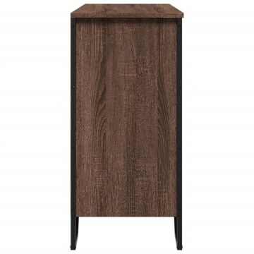 Dulap, stejar maro, 91x35,5x74,5 cm, lemn prelucrat - Img 8