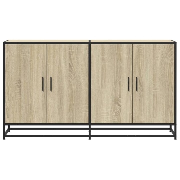 Dulap, stejar sonoma, 134x35x76 cm, lemn prelucrat - Img 4