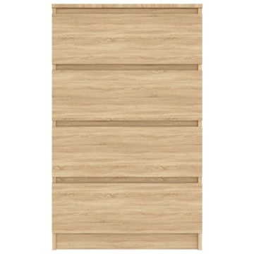Dulap, stejar sonoma, 60x35x98,5 cm, lemn prelucrat - Img 5